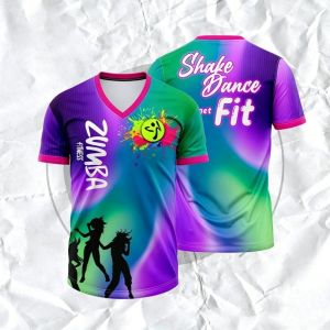 2026 Zumba Wear For Womens Short-Sleeve T-Shirt V-Neck Fitness Clothing Breathable And Quick-Drying Short-Sleeve Top
