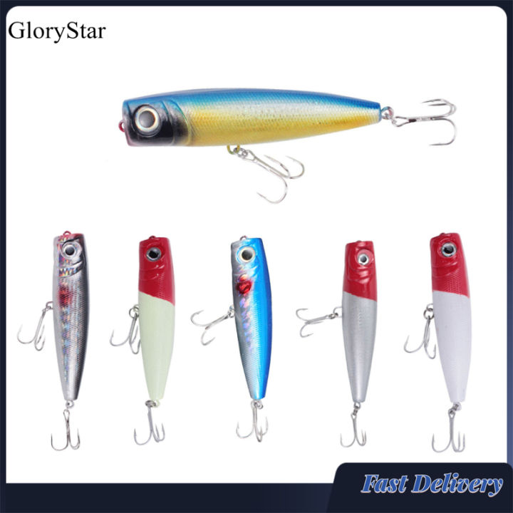 GloryStar Topwater Pencil Popper Fishing Blade Bait Hard Bait ...