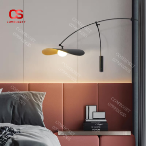 Đèn Tường Câu Cá Cánh Tay Dài Cổ ĐiểnĐơn Giản Đèn Đọc Sách Đầu Giường Decor Mọi Không Gian