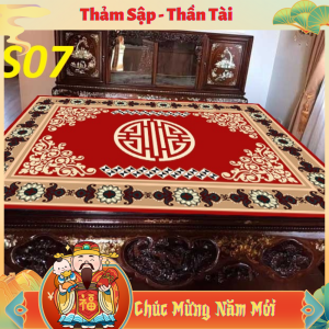 Thảm trải sập chiếu ngựa  thảm trải phòng thờ chữ thọ  Bali 5d