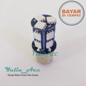 Lampu Rem Belakang Variasi Kedip LED 13 TITIK MATA - Strobo - LED Stop Lamp Stoplamp Berkedip Kedap Kedip - Soket Bayonet -Universal