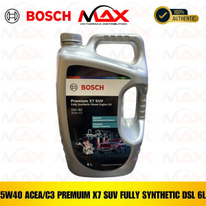 BOSCH Premium X7 SUV Fully Synthetic Diesel Engine Oil 5W40 ACEA C3 6L