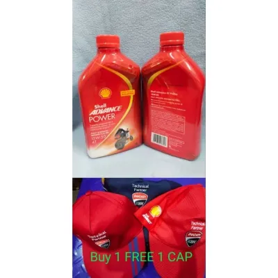 100%ORIGINAL SHELL Long Ride 10W-40 4T& Power 15W-50T Fully Synthetic Motorcycle Oil 1L