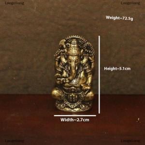 [COD] Laogeliang รูปปั้นพระรูปช้างอินเดียอินเดียอินเดียรูปปั้นพระพิฆเนศทองเหลืองโบราณขนาดเล็กรูปปั้นพระพิฆเนศบ้านสำนักงานตกแต่งของขวัญ