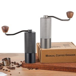 Manual Portable Coffee Grinder – Stainless Steel Hand Coffee Bean Grinder 25g Capacity for Espresso & Pour Over