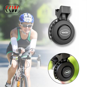 CCW Bicycle Electronic Bell Scooter E-bike Siren Trumpet Alarm USB Charge Cycling Audio Warning Alert Safety Riding