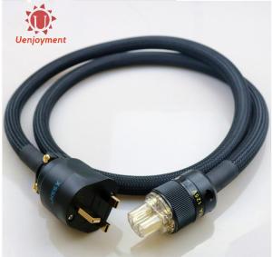 【Stock in SG】Uenjoyment FURUTECH Audio Power Cable UK Original Hi-End Hifi YIVO HIFI Amplifier OFC Pure Copper MK UK IEC AC Female Male Gold Plated Audio Power Cord Cable UK MK IEC AC Plug Wire furutech power cable