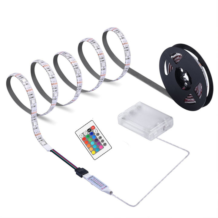 AA Battery LED Strip Light 4.5V 5050 Nowaterproof RGB Flexible