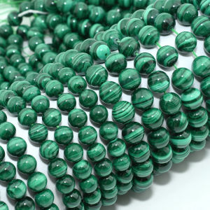Natural MalachiteLoose Round Beads 8.3mm-8.5mm/10mm-10.3mm