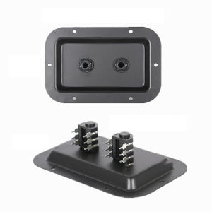 Metal SpeakOn Terminal Plate Speaker Box Back Plate Junction Box Back Wiring Plate