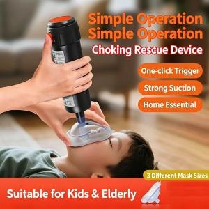 Automatic Choking Rescue Device for Kids and Adults | Portable Anti Choking Device Strong Suction Home Emergency Kit