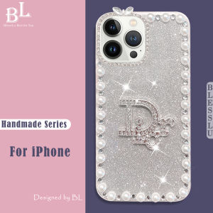 BL Rhinestone Phone Case Oppo Reno 8T 4G 5G 8z 8 7 Z 7Z 6 5 4 5G 4G Pro Phone Case Luxury Bling Glitter Diamond Pearl Rhinestones Flower Phone Case For Lady Girls