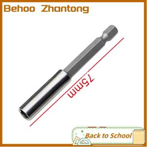 Behoo Hexagonal Handle Extended Connecting Rod Magnetic Screw Bits Extension Rod Long Handle Screwdriver Tip Holder Non-slip Hand Tool