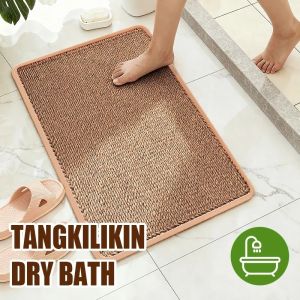 Super Absorbent Bathroom mat Anti Slip Bath Mat Mats Quick Dry Shower Rug Doormat carpet for bedroom
