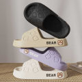 Unisex Slipper Summer Korean-Style Cute Cartoon Bear In/outdoor 2406#. 