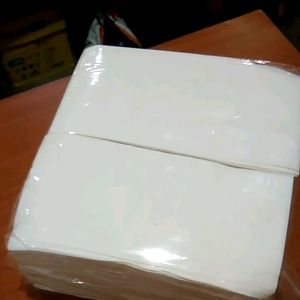 Napkin for all purpose non-food grade. More Thicker tissue paper 100 sheets with 2 ply 100% pure pulp suitble for hand / kitchen / Pets wipe.