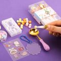 Ready Stock Sealing Wax DIY Bear Goo Card Wax Seal Key Chain Set Fire Paint Seal Set DIY Paint Fluid Bear Violent 火漆蜡粒咕卡. 