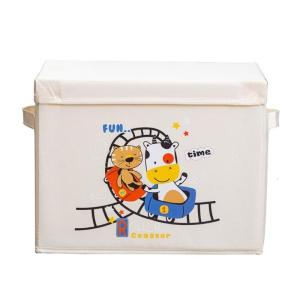 Portable Childrens Foldable Toy Box Organizers Kids Room Organization Storage Solution for Nursery Cubes Shelves