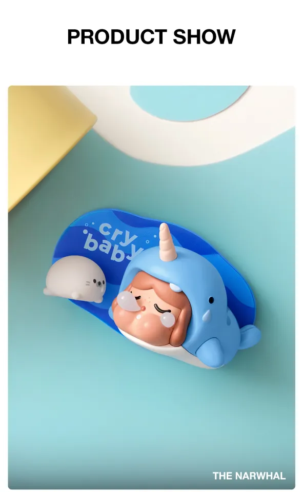 POP MART CRYBABY Cry Me an Ocean Series Fridge Magnet Blind Box
