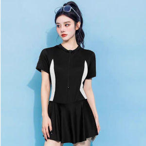 HALO Bra ส่งไวจากไทยชุดว่ายน้ำผู้หญิง ชุดว่ายน้ำกีฬา แขนยาว ผ้าคุณภาพสูงแห้งเร็ว