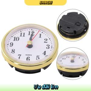 SHNGki Đồng hồ cổ điển Thủ Công Thạch Anh Phong trào dia.65mm đồng hồ tròn chèn số Roman đồng hồ nhỏ số Arabic trang trí tường