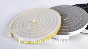 200cm Thicken Self Adhesive Foam Door Window Seal Strip Sound Noise Insulation Waterproof Windproof Dust Proof Sponge Tape 2 Sizes White Black Gray