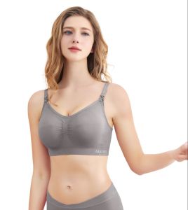 Bra Menyusu Coli Bersalin Seamless Solid Maternity & Nursing Bra Daily Wear Pregnant Bra