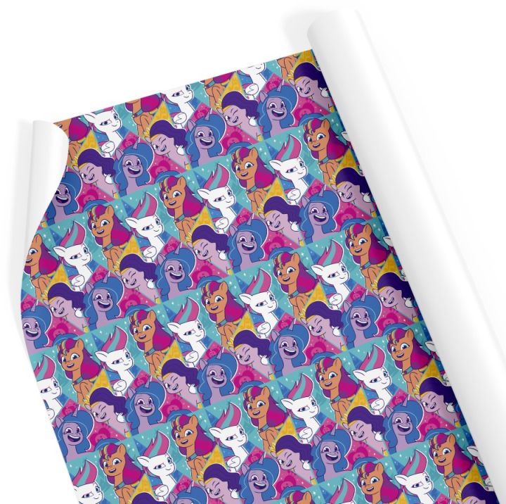 WRAPPING PAPER LARGE - KERTAS KADO JUMBO - MLP - WP58100-MLP012