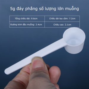 Combo 100 thìa đong định lượng sữa gia vị nấu ăn 1g 3g 5g 10g nhựa PP an toàn sức khỏe SHOPER