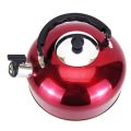 ♬Stainless Steel Whistling Kettle Household Kettle Teapot Kettle Takore, Takure (Red)✪. 
