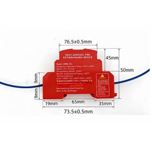 Retardant Device DIN Rail Dual-line Design Automatic Fire Extinguisher Household Non-pollution