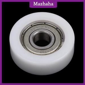 Mazhaha รางล้อไนลอนแบบฉีดเคลือบแบริ่งแบบฉีด8x30x10มม. 1ชิ้นลูกปืน608รางล้อเลื่อนรางล้อเลื่อนรางหน้าต่างประตู