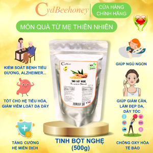 Tinh Bột Nghệ Nguyên Chất Curcumin Cao Dưỡng Da Làm Viên Nghệ Sữa Kem Nghệ CVDBEEHONEY 500g