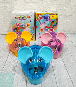 Mainan Anak Robot Tikus Lucu Musik LED Cute Mouse Light & Sound BO33