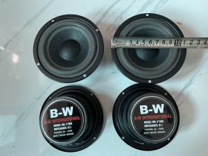 Loa mid trung 10cm  B-W  từ 70 toàn vành 11.5cm hàng nhập khẩu  - Loa trung cao cấp - Loa trung kín