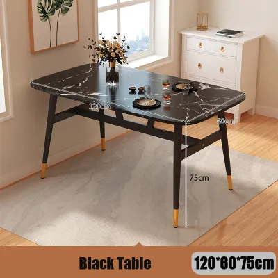 RISE 120*60CM Dining Table Set with Chair Dining Table 4/6 Seater SALE Rectangle Wood Table with Chair Set for Home Restaurant