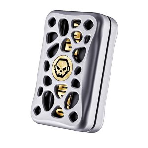 PENGY Zinc Alloy Fidget Toy Metal Hollow Out Push Slider Toy ic Unlimited Position Hand Tactile Slider Adult