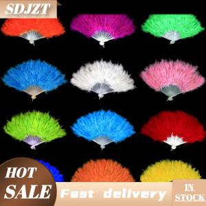 SDJZT 9 Màu Sắc Mới Trang Phục Đám Cưới Showgirl Nhảy Gấp Tay Lông Fan Ưa Thích