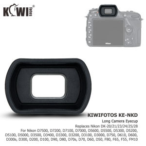 KIWIFOTOS Mắt Kính Mềm Dài Cho Máy Ảnh Kính Ngắm Mở Rộng Kính Ngắm Bảo Vệ Mắt Cho Nikon D750 D780 D610 D600 D7500 D7200 D7100 D7000 D5200 D5100 D5000 D3500 D3400 D3300 D3200 D3100 D3000 D300s Thay Thế Nikon DK-20 21 23 24 25 28