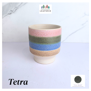 The Leaferie Tetra plant pots. Ceramic flowerpot . flowerpots flower pot planter planters Flowers
