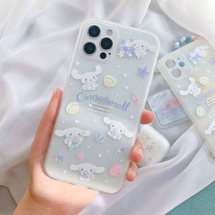 Sanrio Cinnamoroll Kawaii Girl Cartoon Phone Cases For iPhone 13