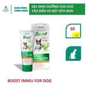 Vemedim Boost IMMU for dog gel dinh dưỡng cho chó chứa tảo biển cung cấp khoáng và beta glucan tăng đề kháng tuýp 60g
