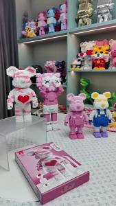 602 Extra Large Violent Bear Mario Micro Particle Building Blocks Educational Assembled Toys Ornaments Wholesale  and Children Toys