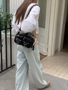 TAS SLING BAG WANITA IMPORT BAHAN KULIT SINTETIS - SHOULDER BAG KOREAN STYLE STRAP ADJUSTABLE - BAG FEMALE