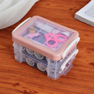 Portable Sewing Kit Sewing Kit home sewing clothing repairs crafts and organised tool storage Home Repair and Craft Tool Compact Organised Storage Refer to the Selected Size Quantity