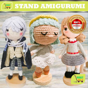 STANDING AMIGURUMI/STAND BONEKA RAJUT/DUDUKAN BONEKA/ALAS KAYU BONEKA/PENYANGGA BONEKA