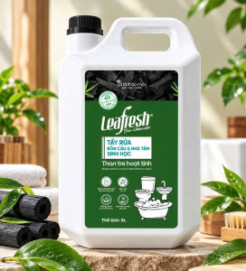 Dung Dịch Vệ Sinh Bồn Cầu Leafresh 750ml 5L | Than Tre Hoạt Tính Làm Sạch Nhà Tắm Lavabo Gạch Men