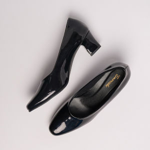 Heels Pantofel Putih Big size 35 to 45 Jumbo - Sepatu Guru Sekolah Dinas Kerja Kantor Hak 5 cm