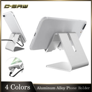 C-SAW Universal Mobile Phone Holder Table Stand Aluminum Alloy Metal Tablet Desk Holders & Stands for iPhone Samsung iPad