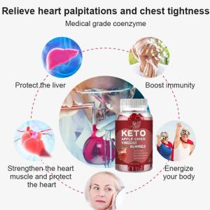 Protector Bear Health Gummies Apple Cider Vinegar Heart Snack Gummies